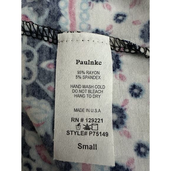 Paulnkc Women’s Blue & Cream Strappy Dress Size (S) - Picture 8 of 16